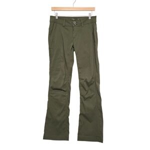 Prana Women Olive Green Cargo Pants Size 4 Outdoor Hiking Casual Adventure